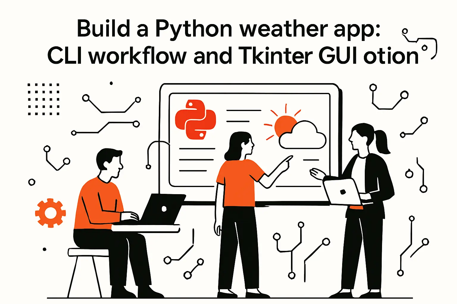 Build a Python weather app: CLI workflow and Tkinter GUI option
