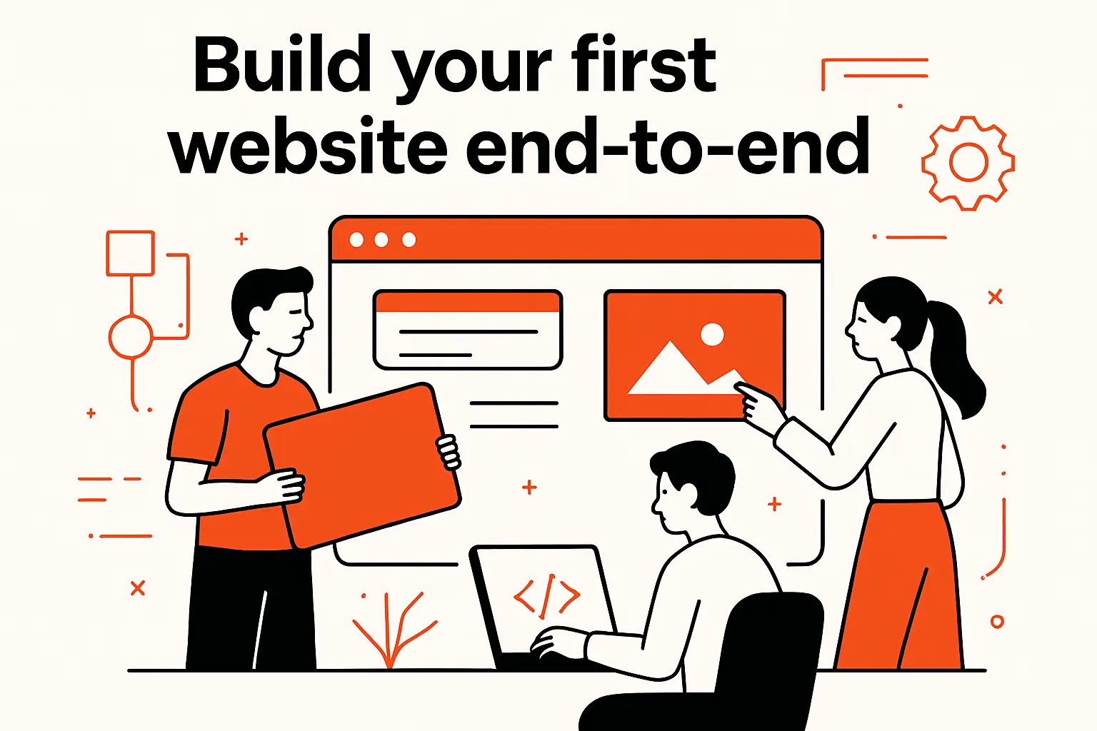 Build your first website end-to-end