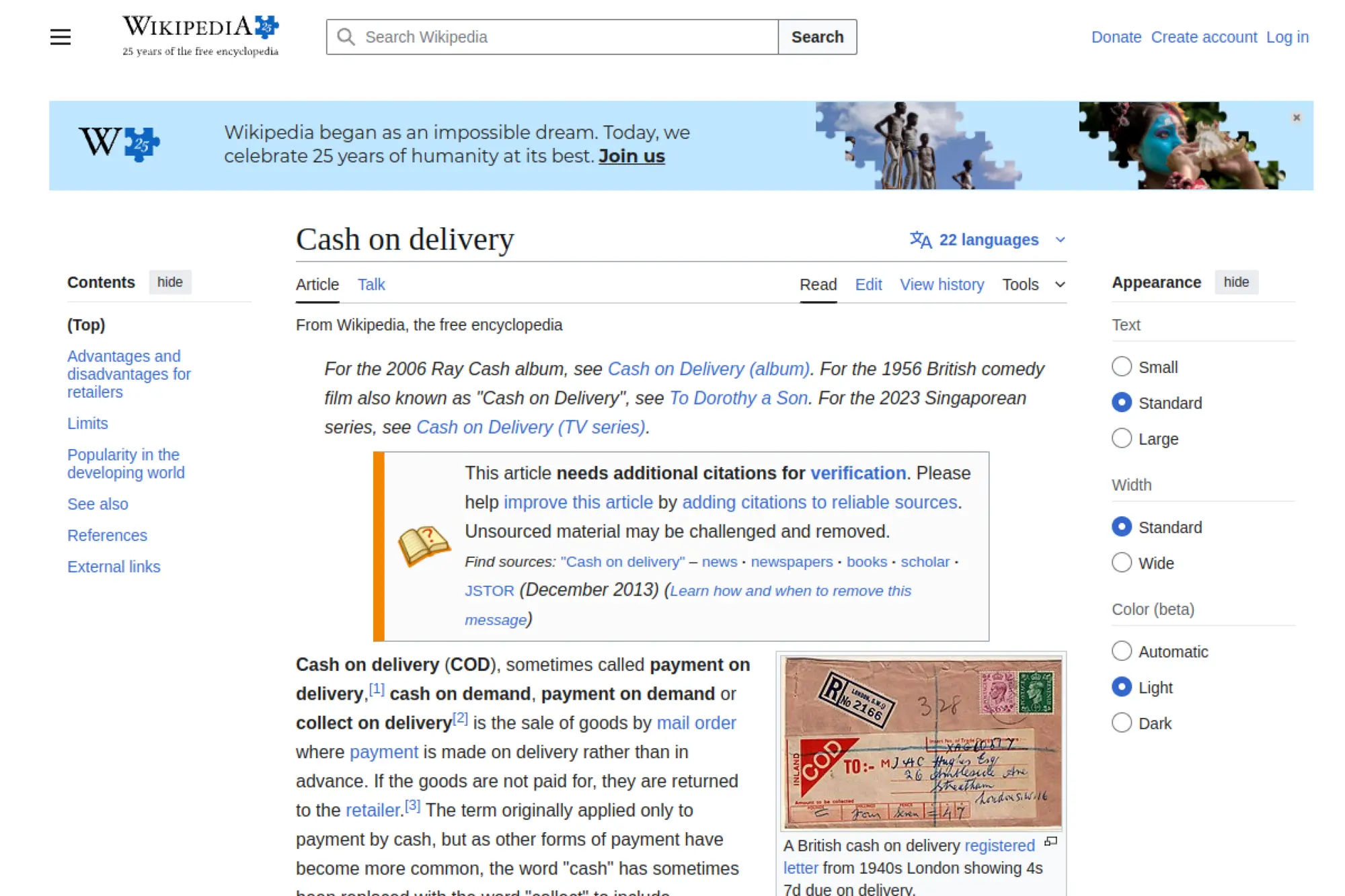 29. Cash on delivery COD