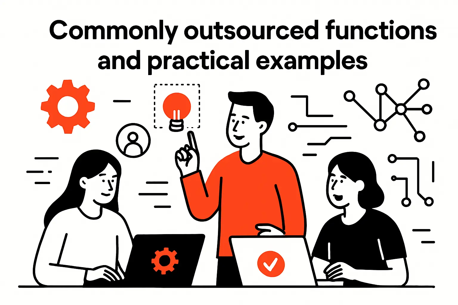 Commonly outsourced functions and practical examples