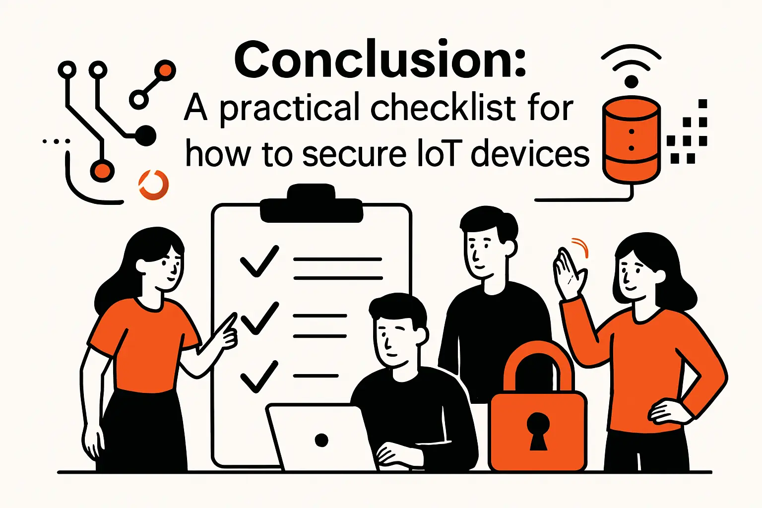 Conclusion: a practical checklist for how to secure IoT devices