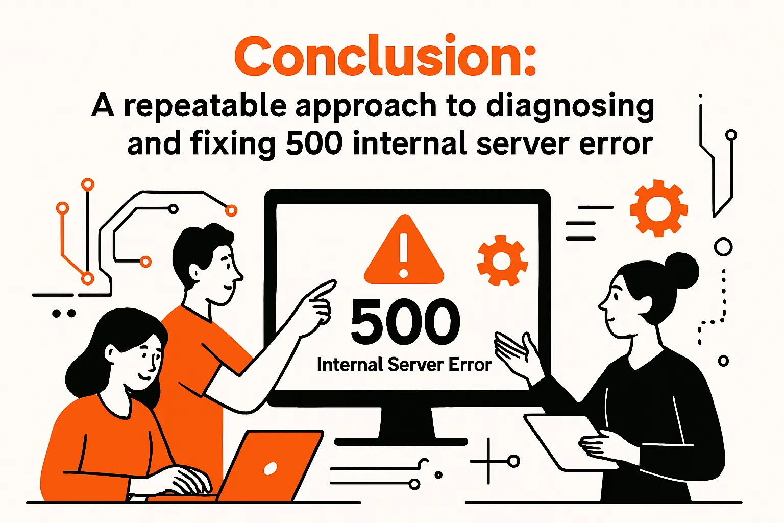 Conclusion: A repeatable approach to diagnosing and fixing 500 internal server error
