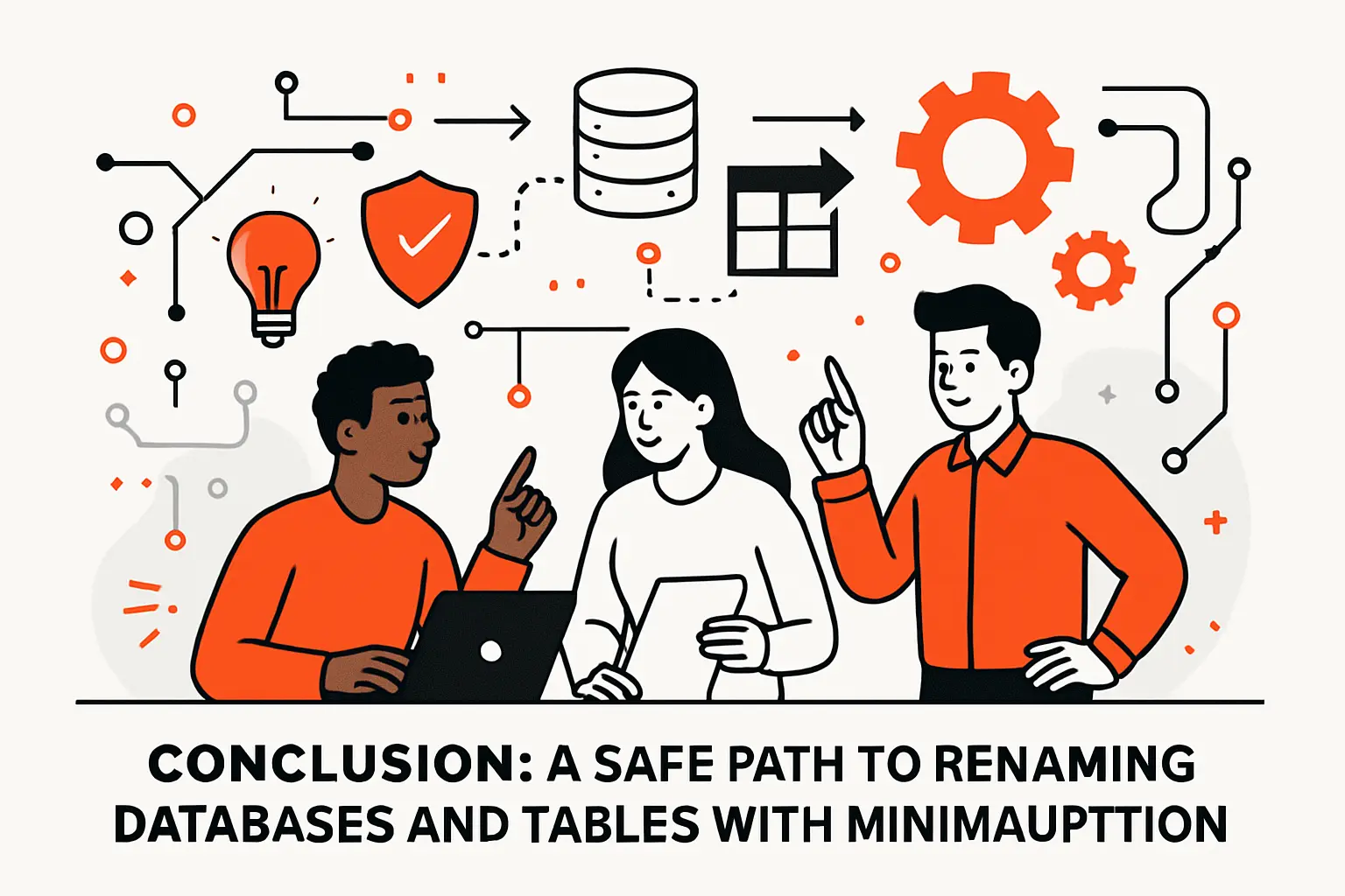 Conclusion: a safe path to renaming databases and tables with minimal disruption