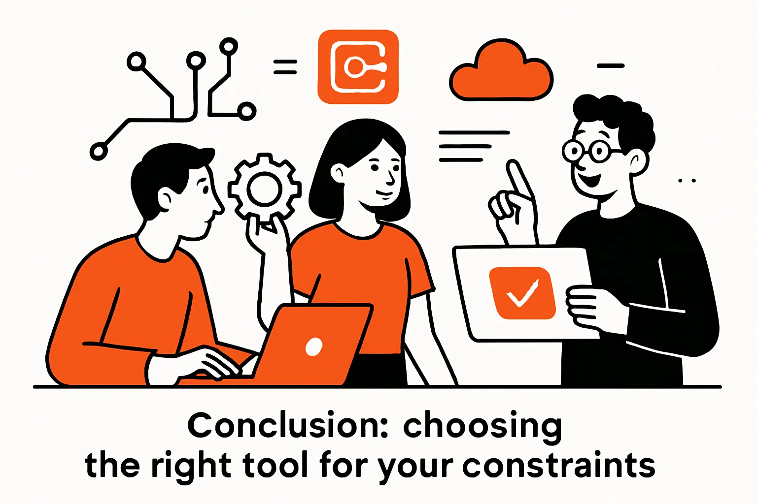 Conclusion: choosing the right tool for your constraints