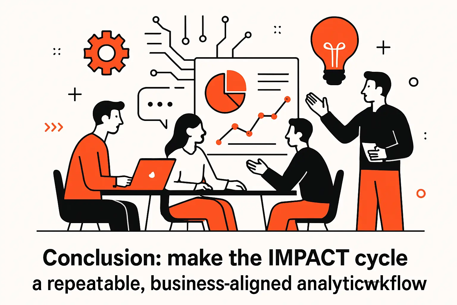 Conclusion: make the IMPACT cycle a repeatable, business-aligned analytics workflow