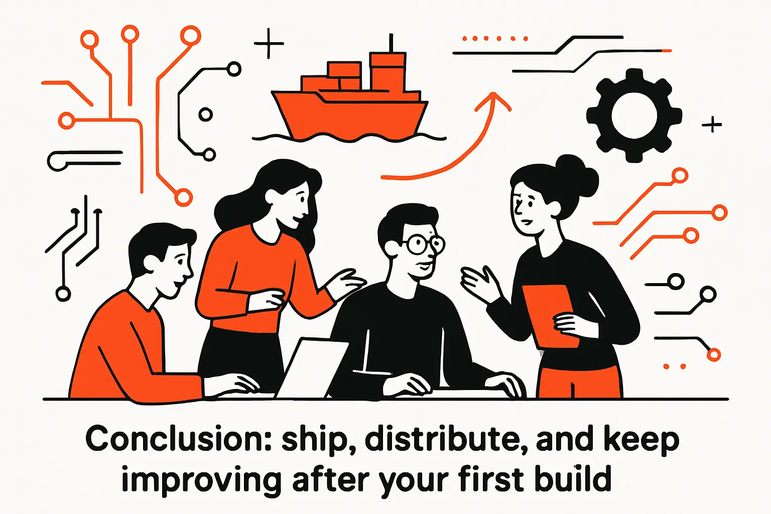 Conclusion: ship, distribute, and keep improving after your first build