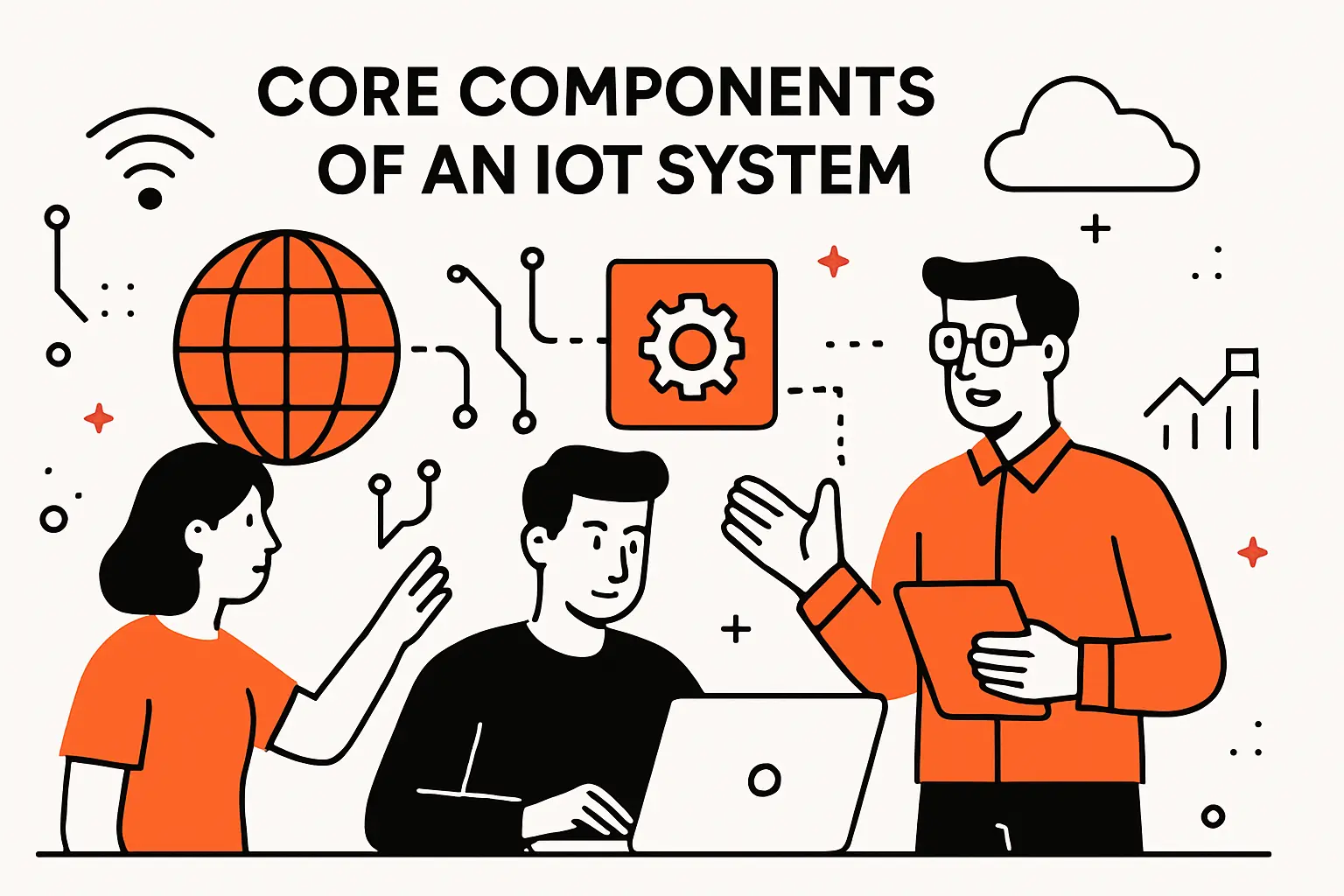 Core components of an IoT system
