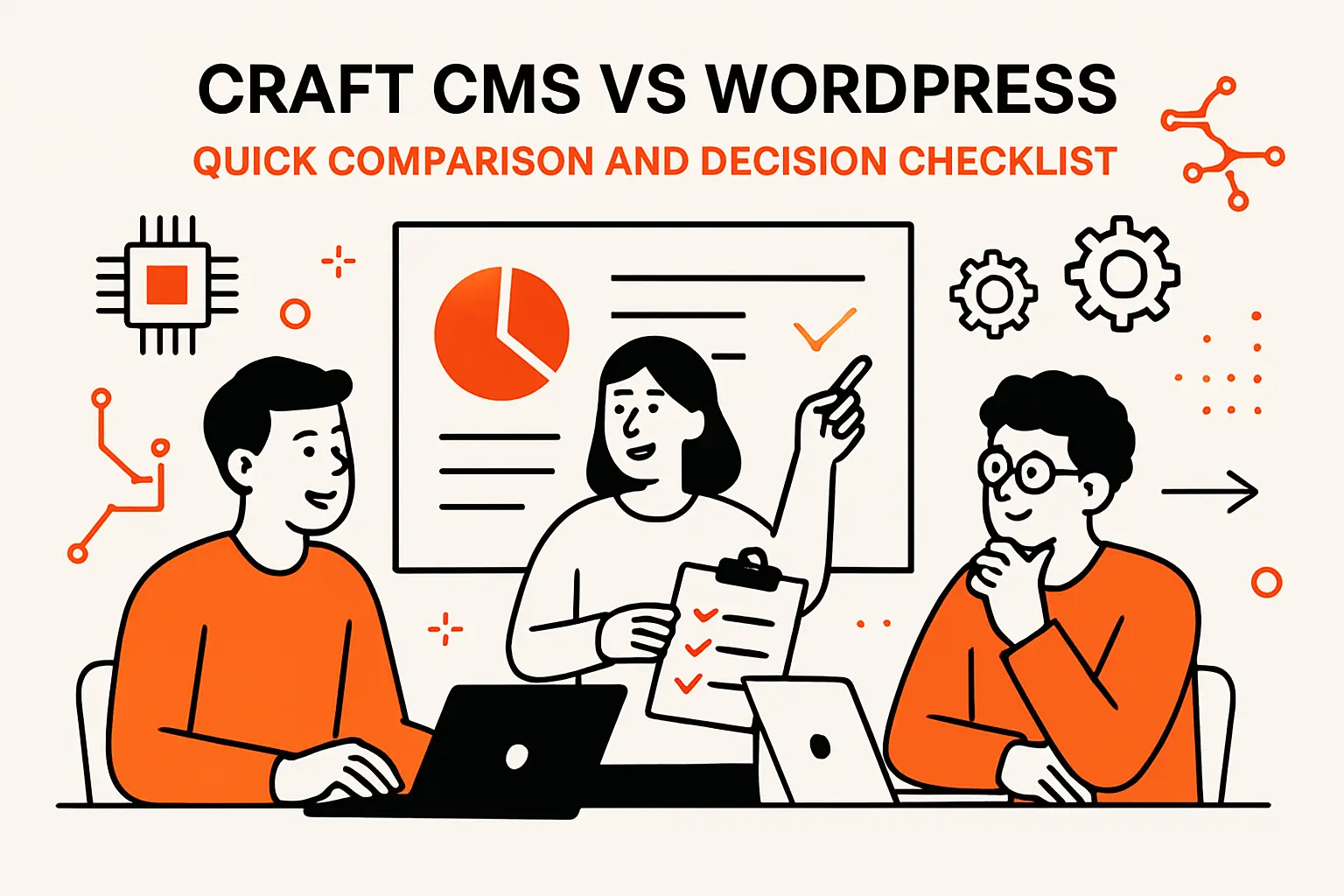 craft cms vs wordpress: quick comparison and decision checklist