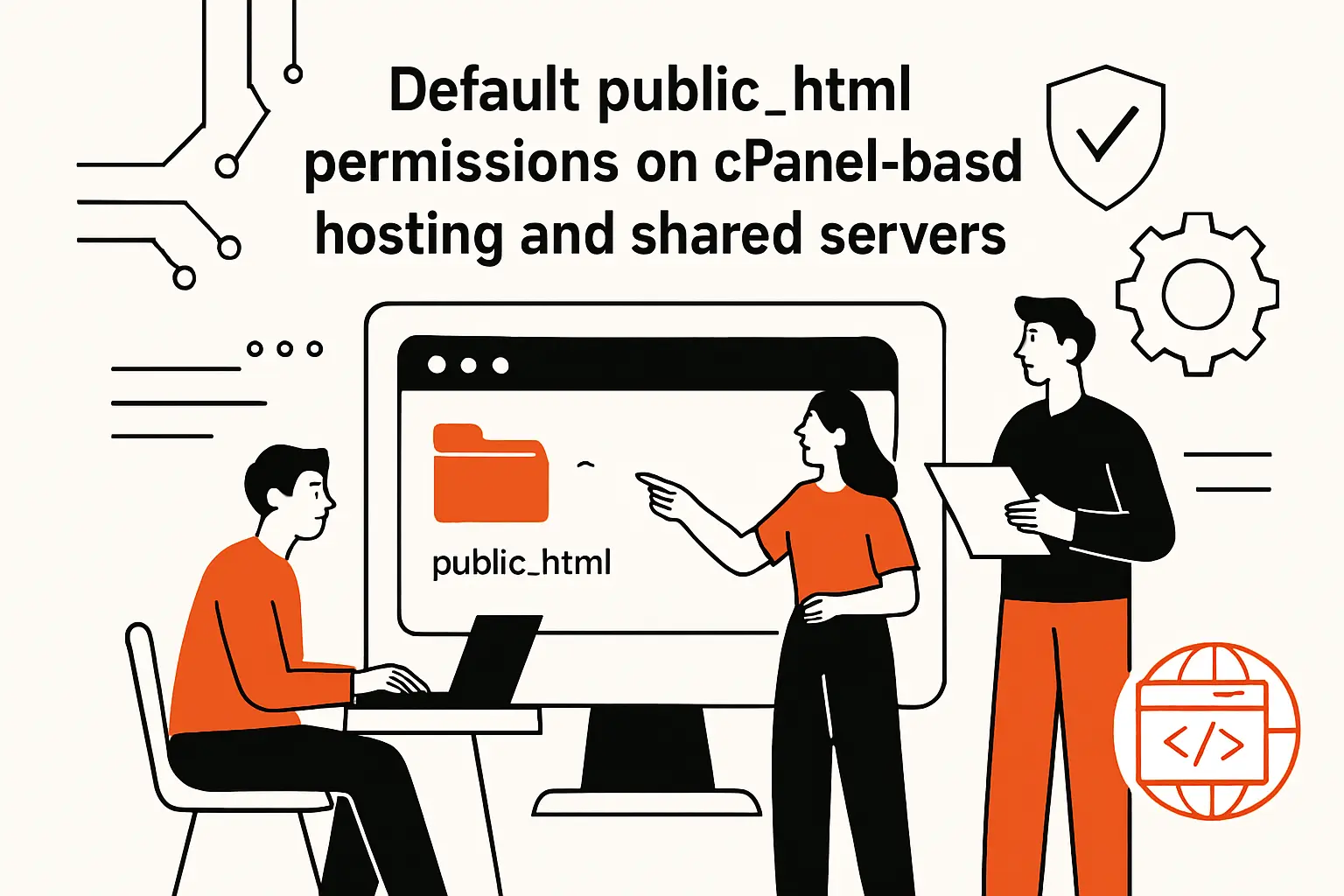 Default public_html permissions on cPanel-based hosting and shared servers