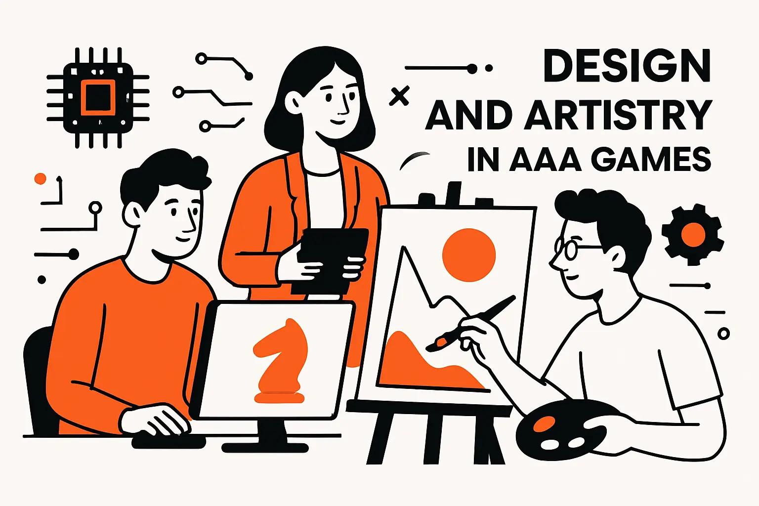 Design and artistry in AAA games