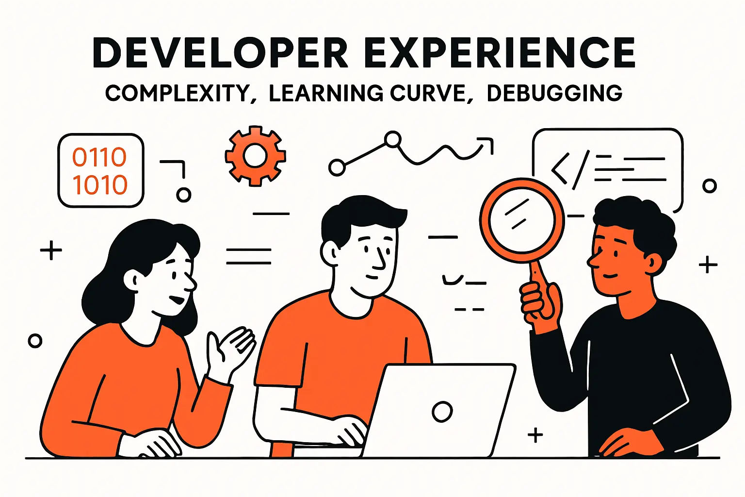 Developer experience: complexity, learning curve, and debugging