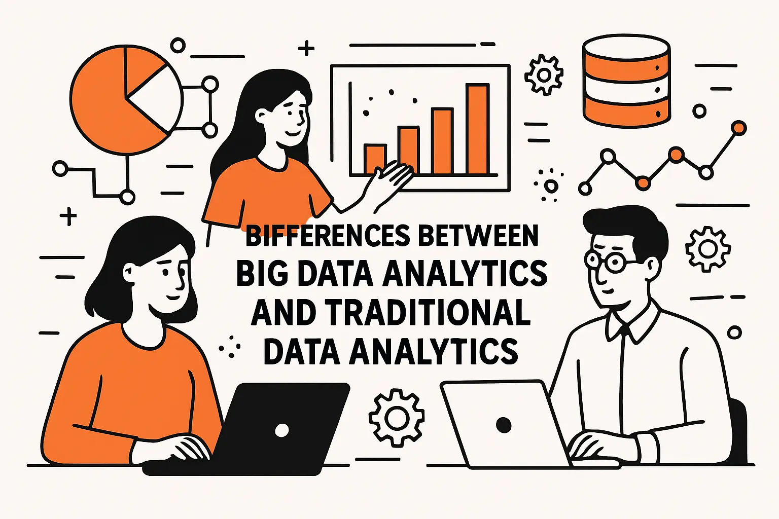 Differences between big data analytics and traditional data analytics