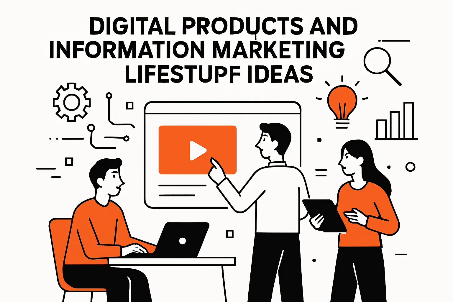 Digital products and information marketing lifestyle startup ideas