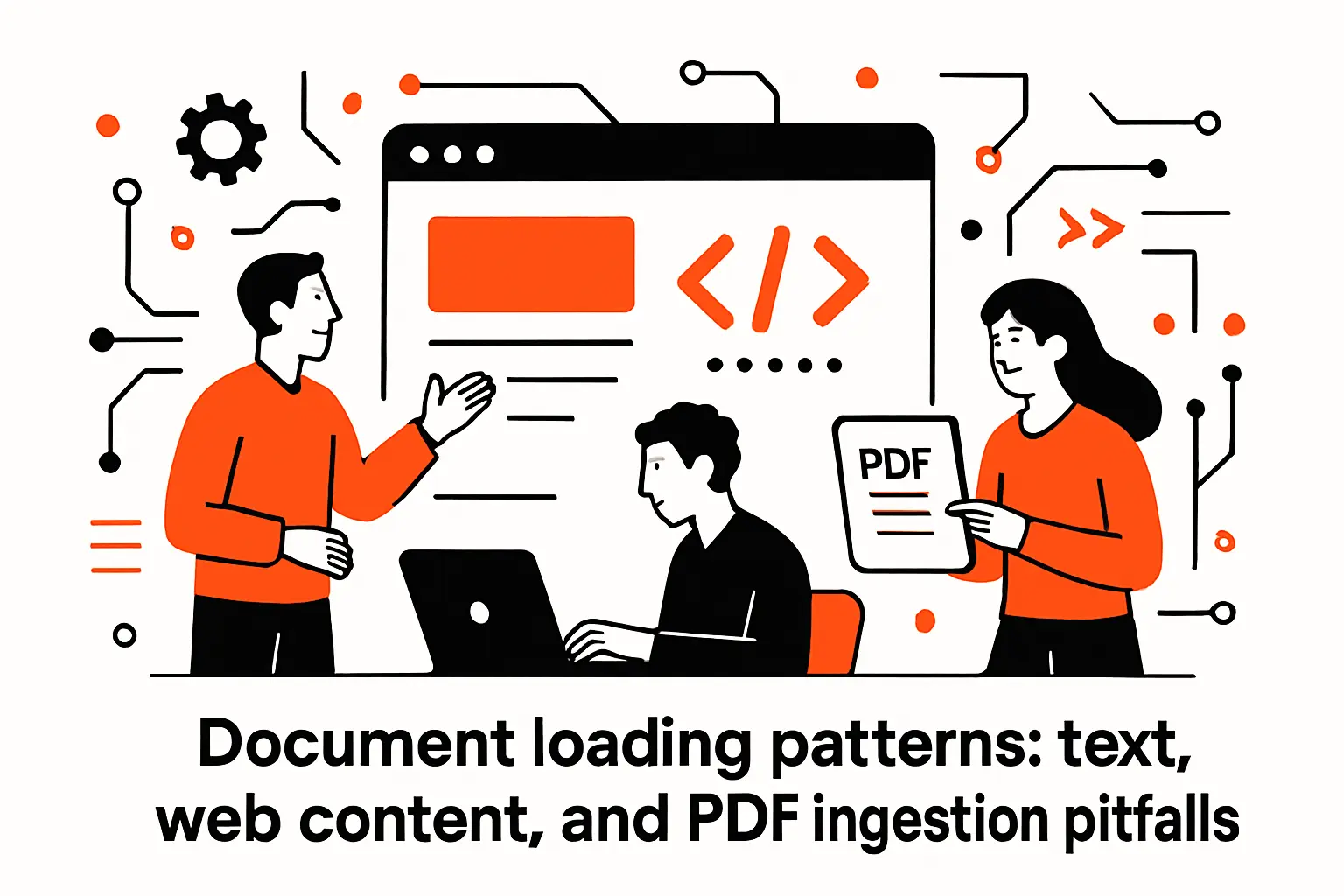 Document loading patterns: text, web content, and PDF ingestion pitfalls