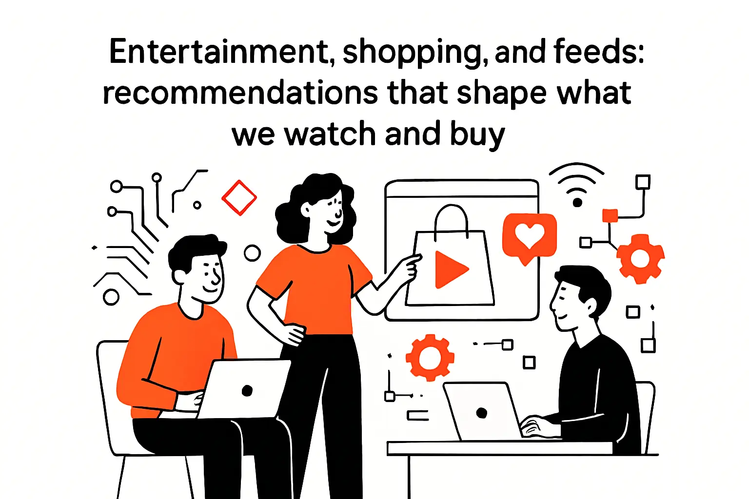 Entertainment, shopping, and feeds: recommendations that shape what we watch and buy