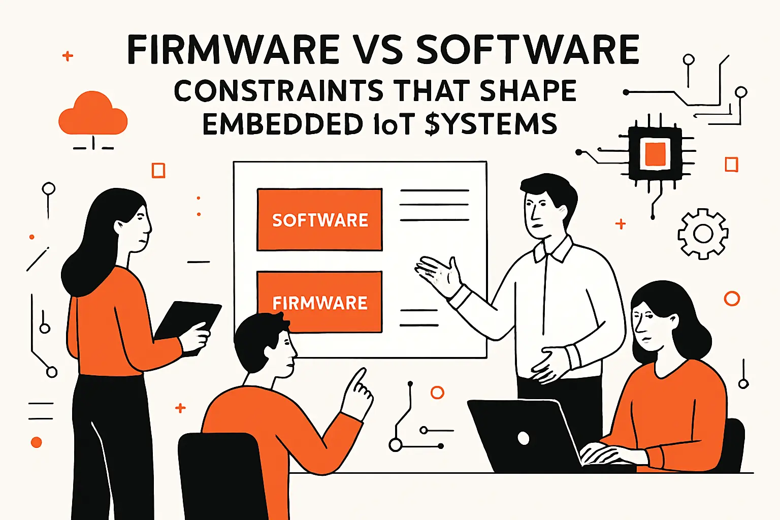 Firmware vs Software: Constraints That Shape Embedded IoT Systems