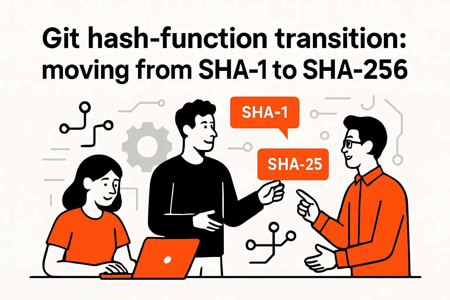 Git hash-function transition: moving from SHA-1 to SHA-256