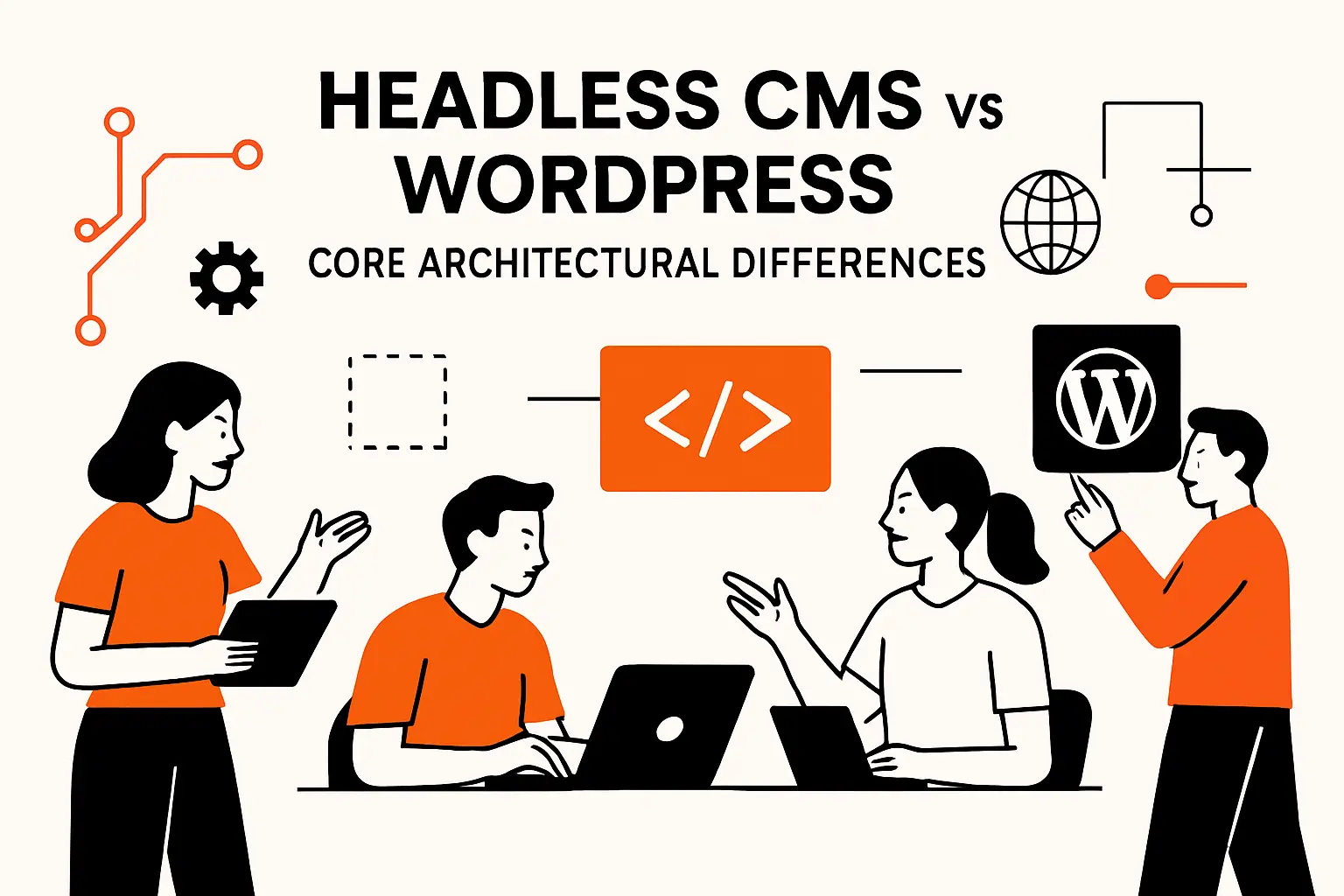 Headless CMS vs WordPress: core architectural differences