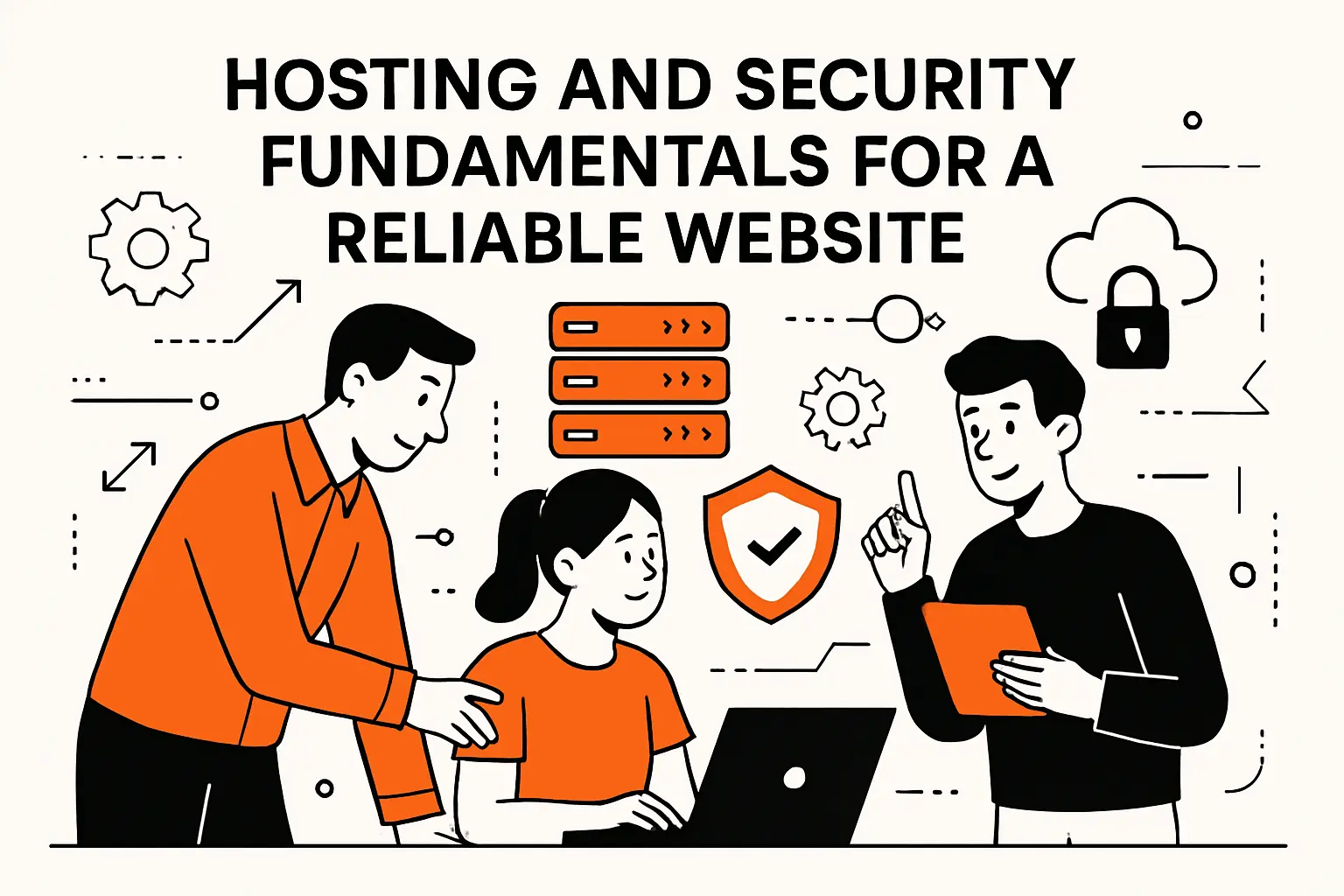 Hosting and security fundamentals for a reliable website