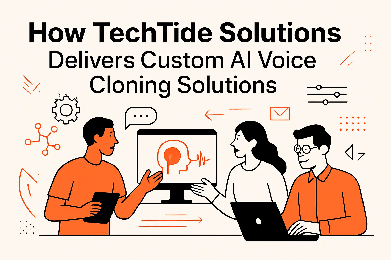 How TechTide Solutions Delivers Custom AI Voice Cloning Solutions