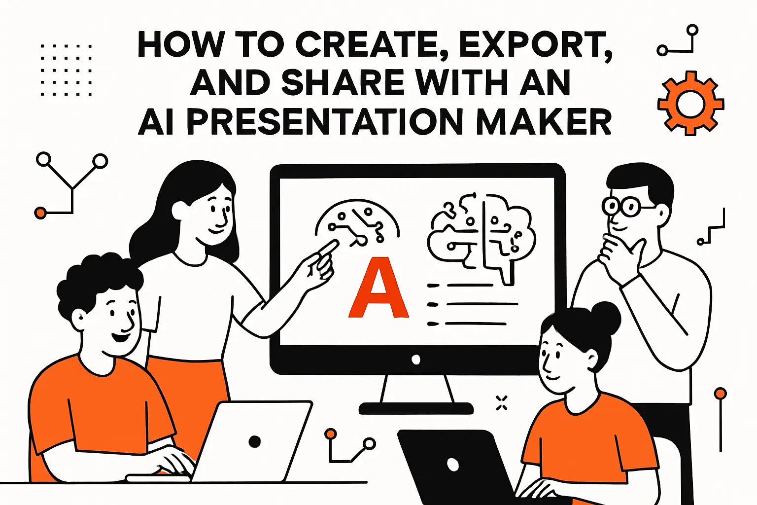 How to Create, Export, and Share with an ai presentation maker