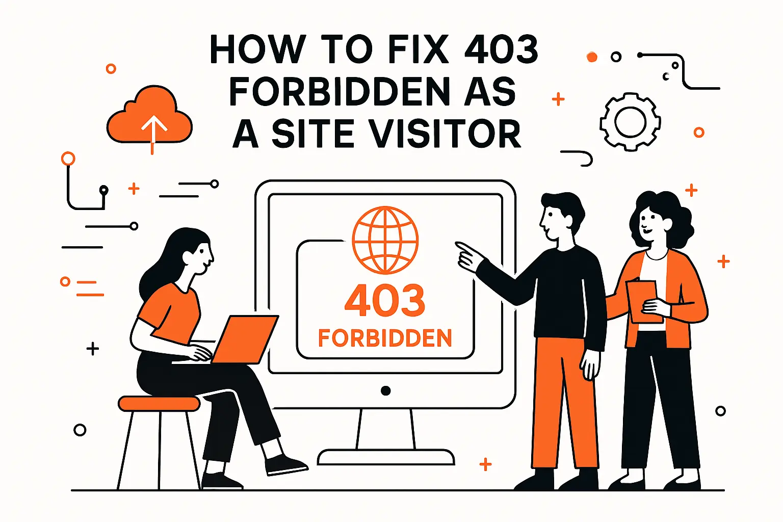 How to fix 403 forbidden as a site visitor