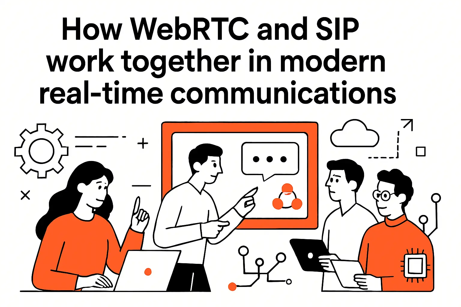 How WebRTC and SIP work together in modern real-time communications
