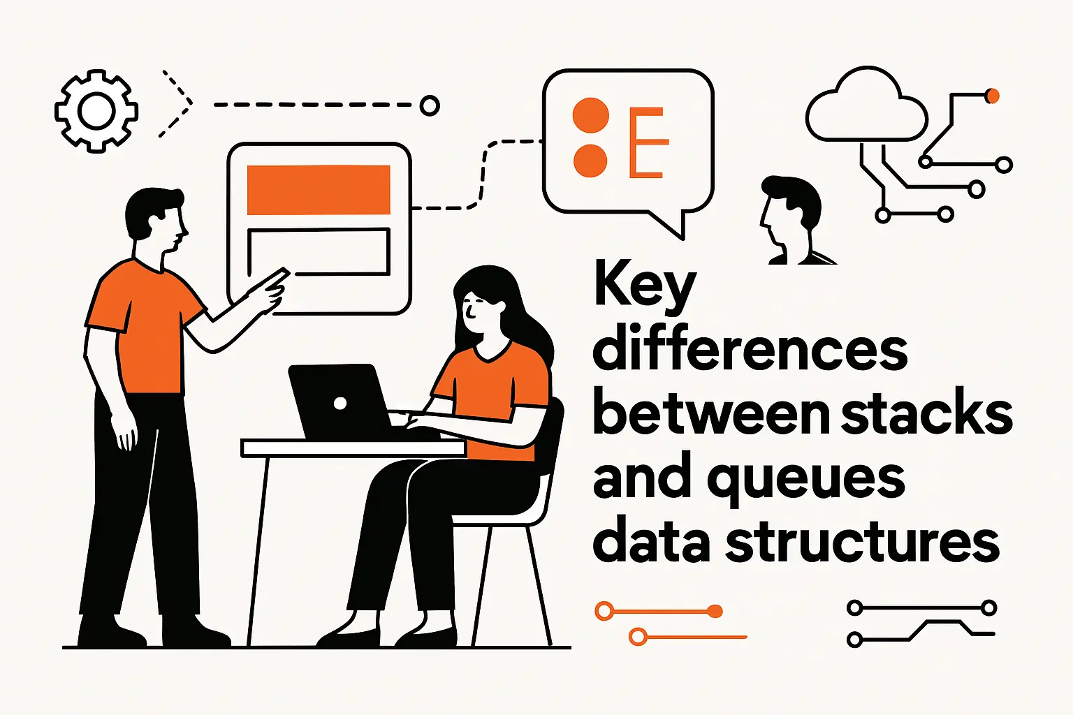 Key differences between stacks and queues data structures