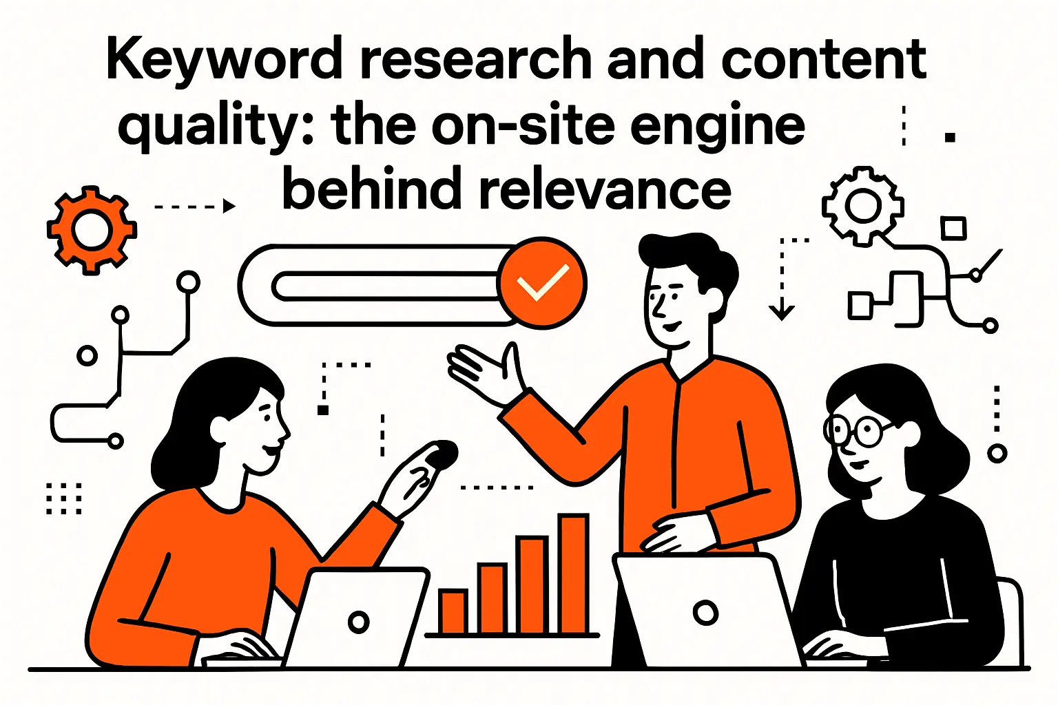 Keyword research and content quality: the on-site engine behind relevance