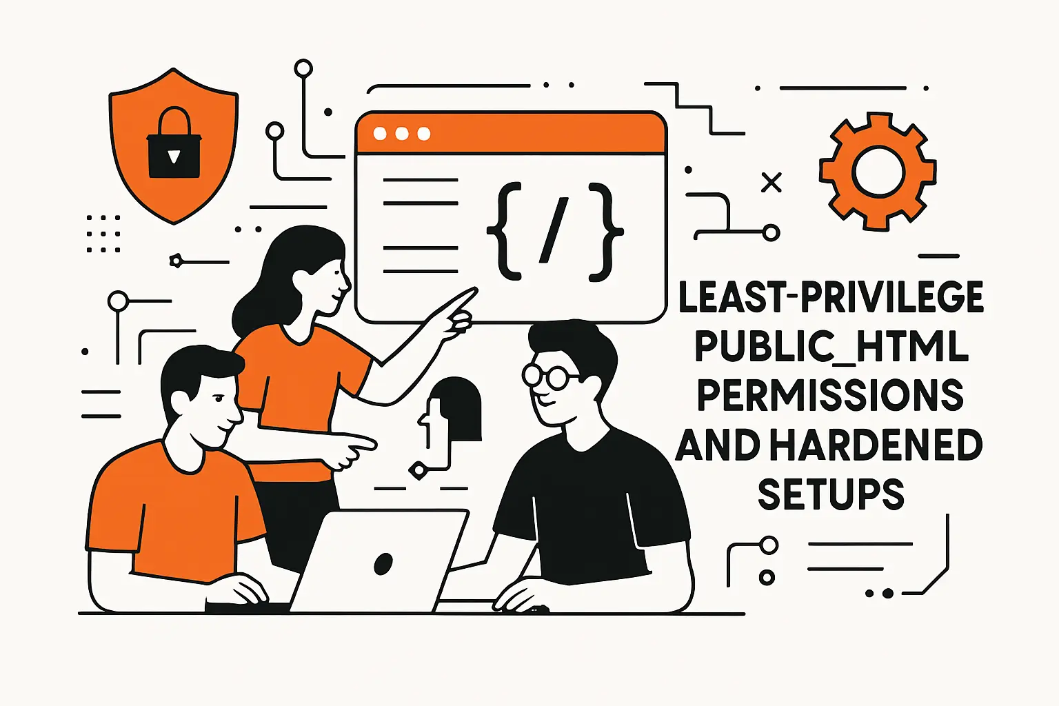 Least-privilege public_html permissions and hardened setups