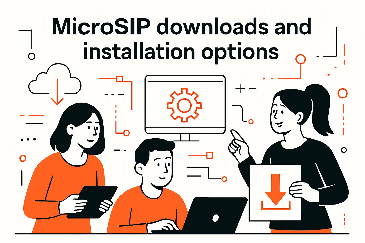 MicroSIP downloads and installation options