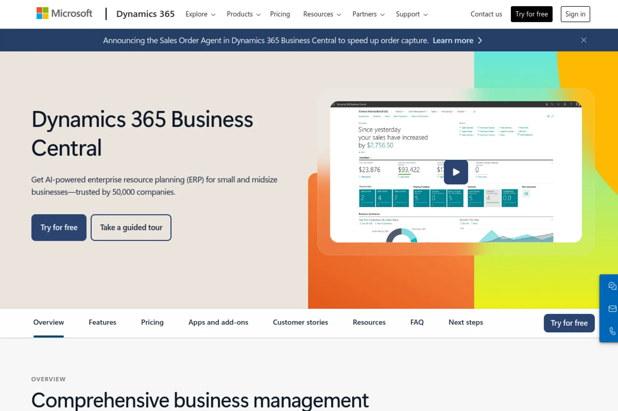 2. Microsoft Dynamics 365 Business Central