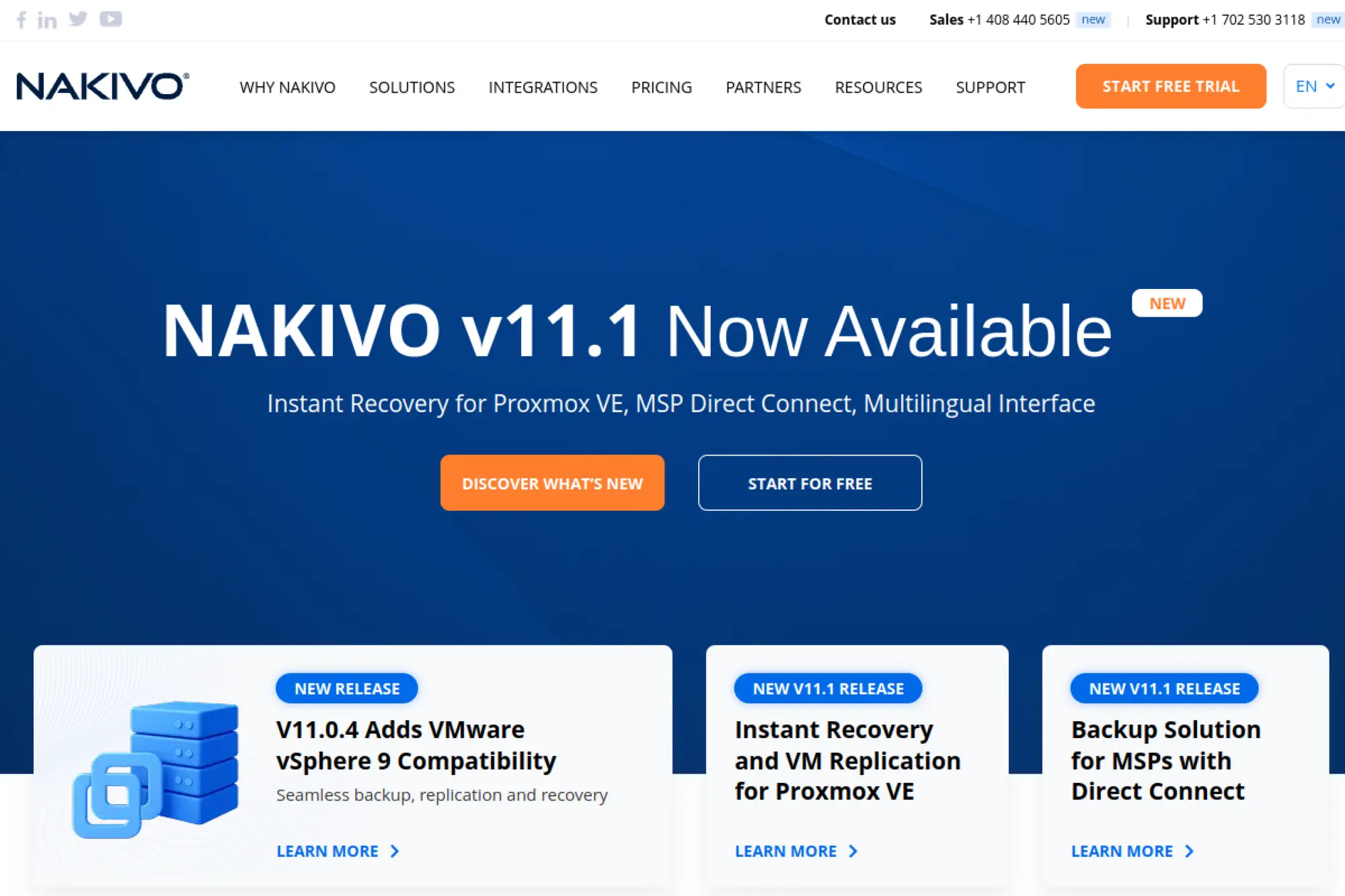 4. NAKIVO Backup & Replication