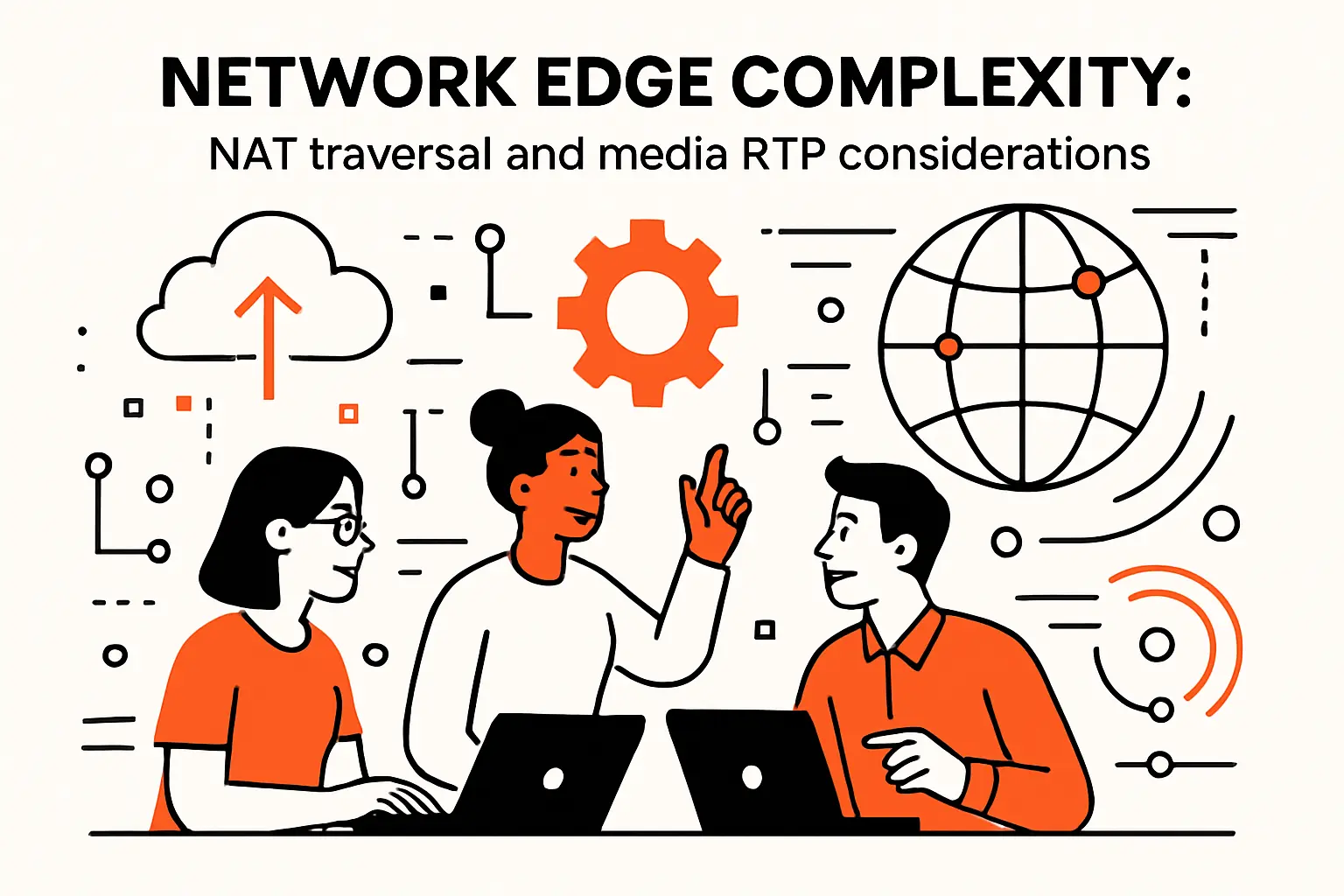 Network edge complexity: NAT traversal and media RTP considerations