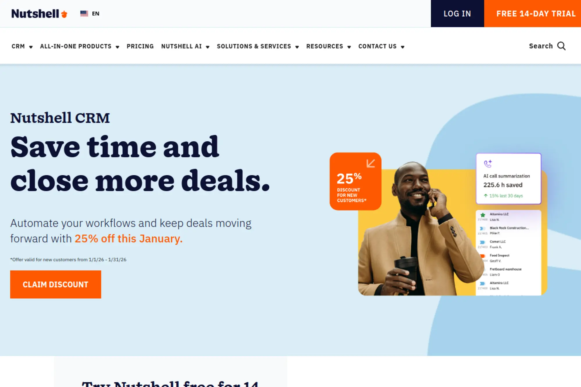 29. Nutshell CRM for connecting SEO leads to sales workflows