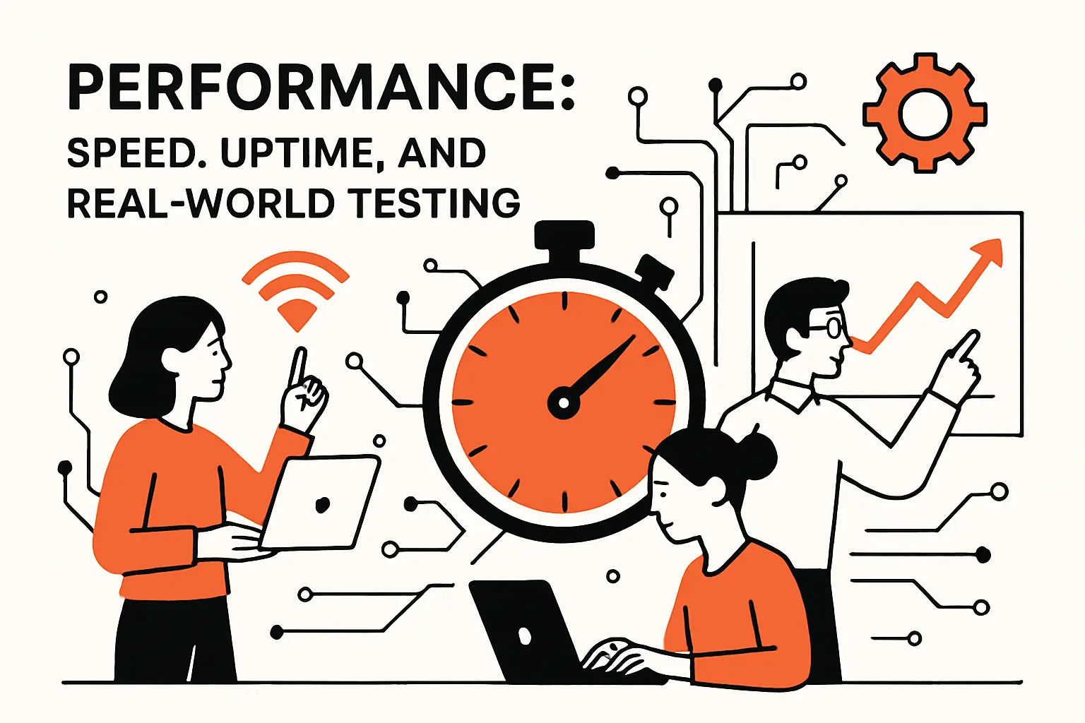 Performance: speed, uptime, and real-world testing
