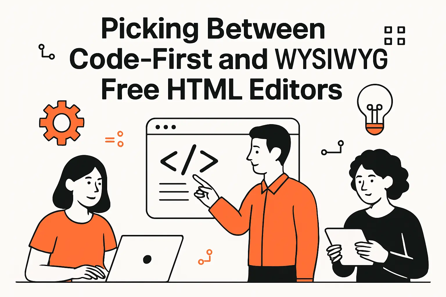 Picking Between Code-First and WYSIWYG Free HTML Editors
