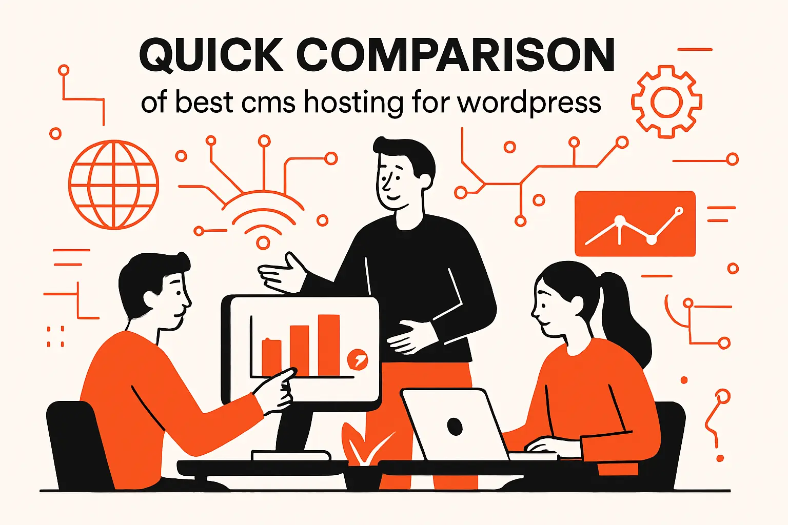 Quick Comparison of best cms hosting for wordpress