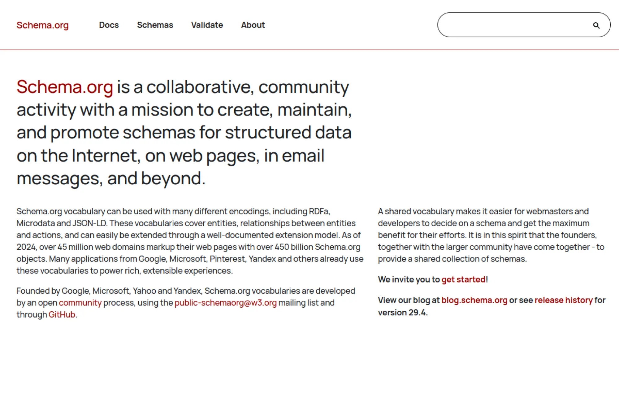 10. Schema.org structured data markup reference
