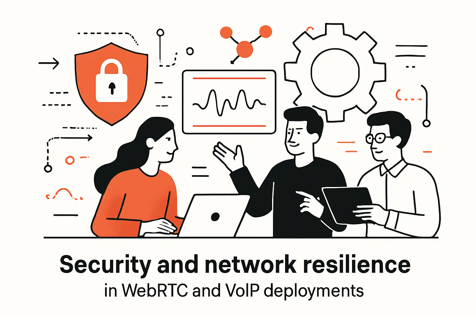 Security and network resilience in webrtc and voip deployments