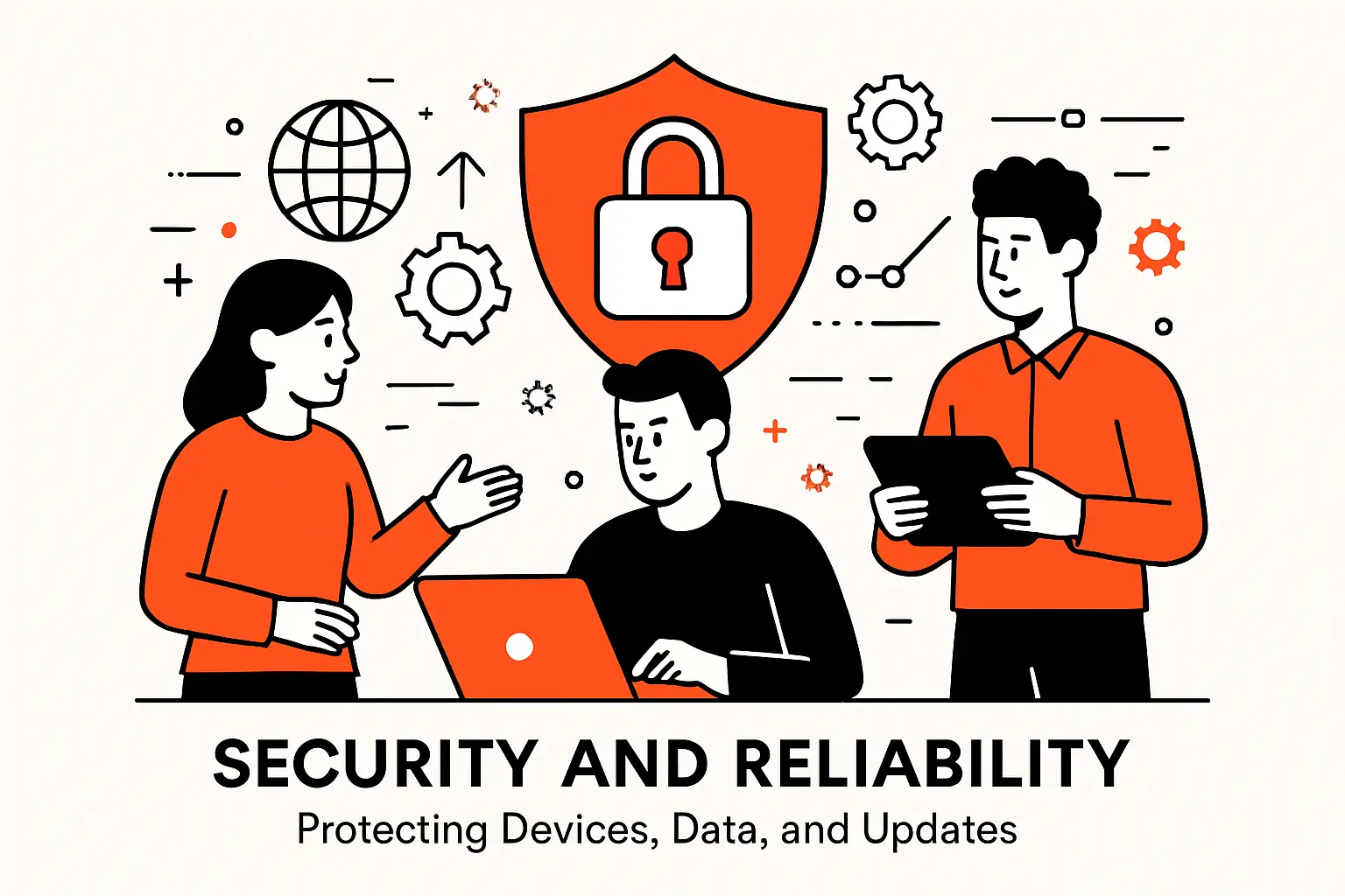 Security and Reliability: Protecting Devices, Data, and Updates