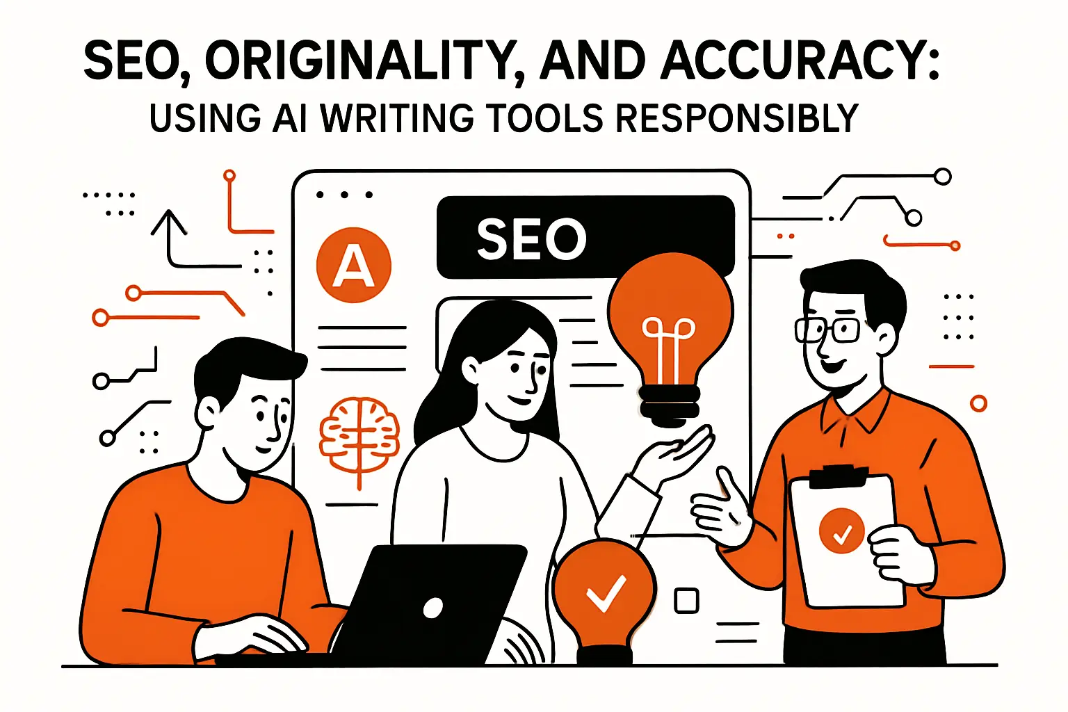 SEO, originality, and accuracy: using AI writing tools responsibly