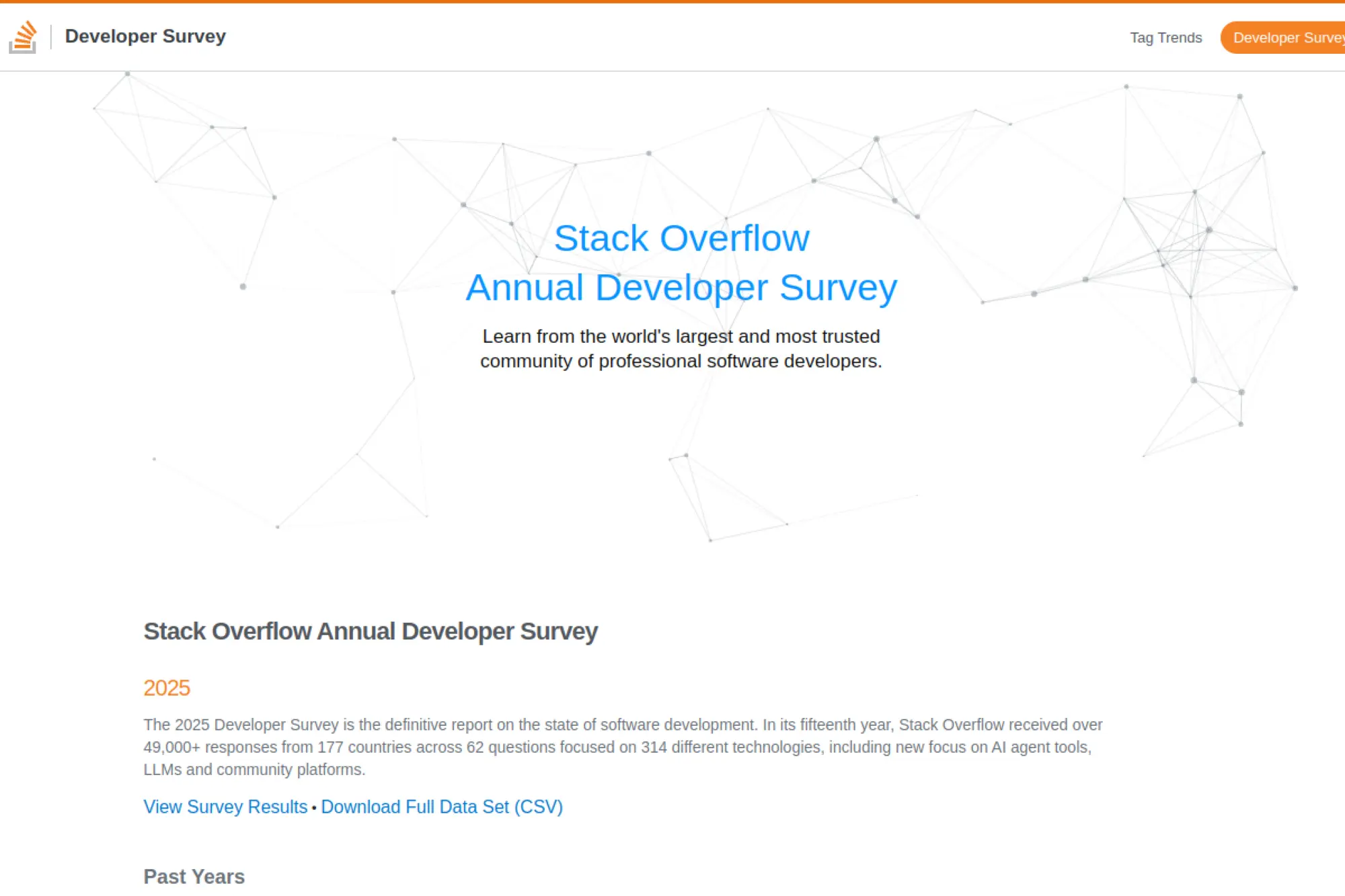 20. Stack Overflow Developer Survey Insights