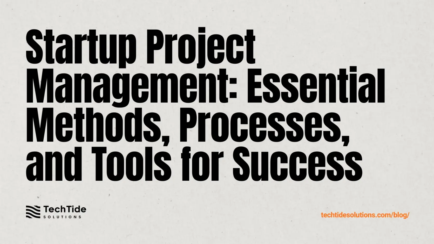 Startup Project Management: A Practical Guide to Methods, Processes, and Tools