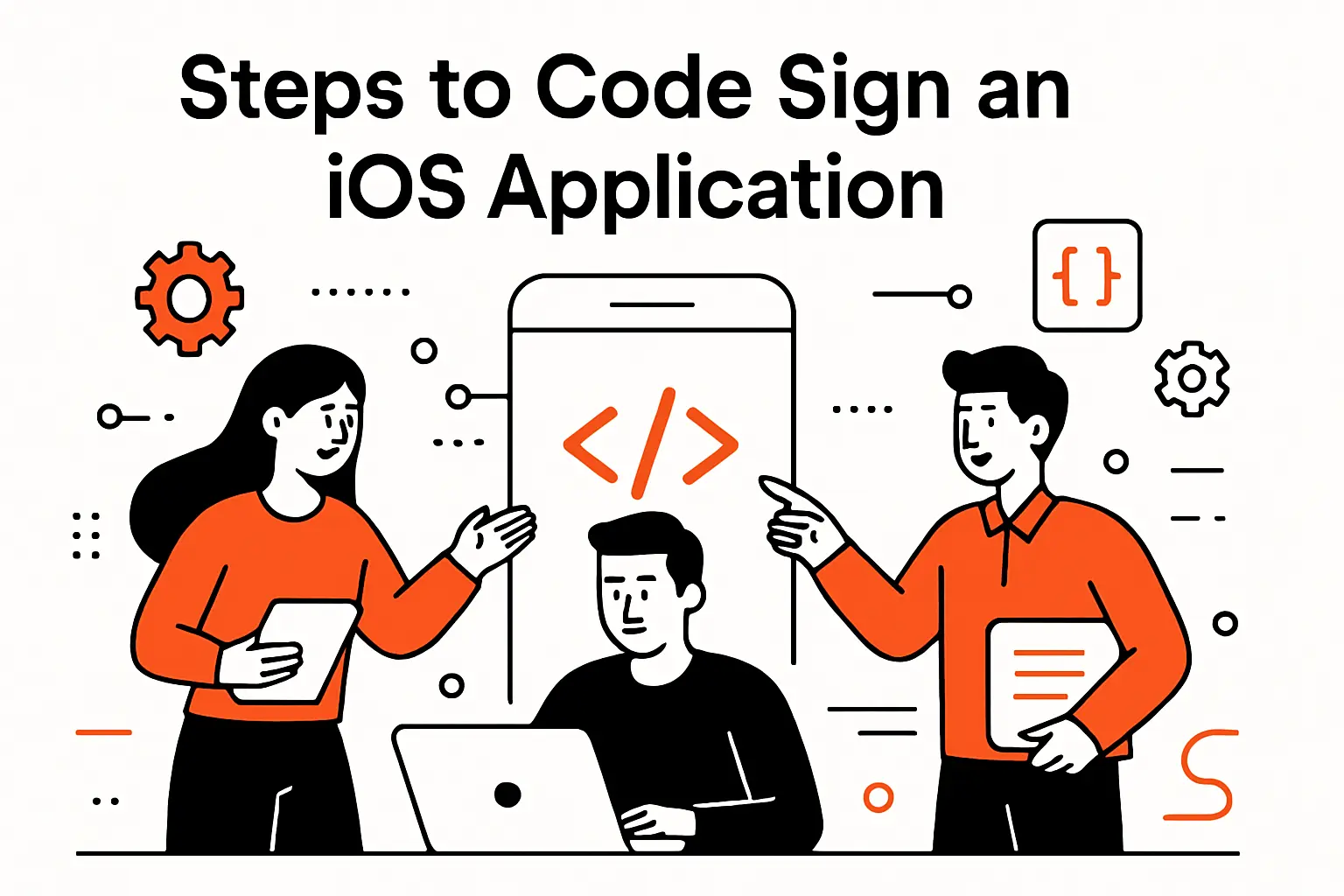Steps to code sign an iOS application