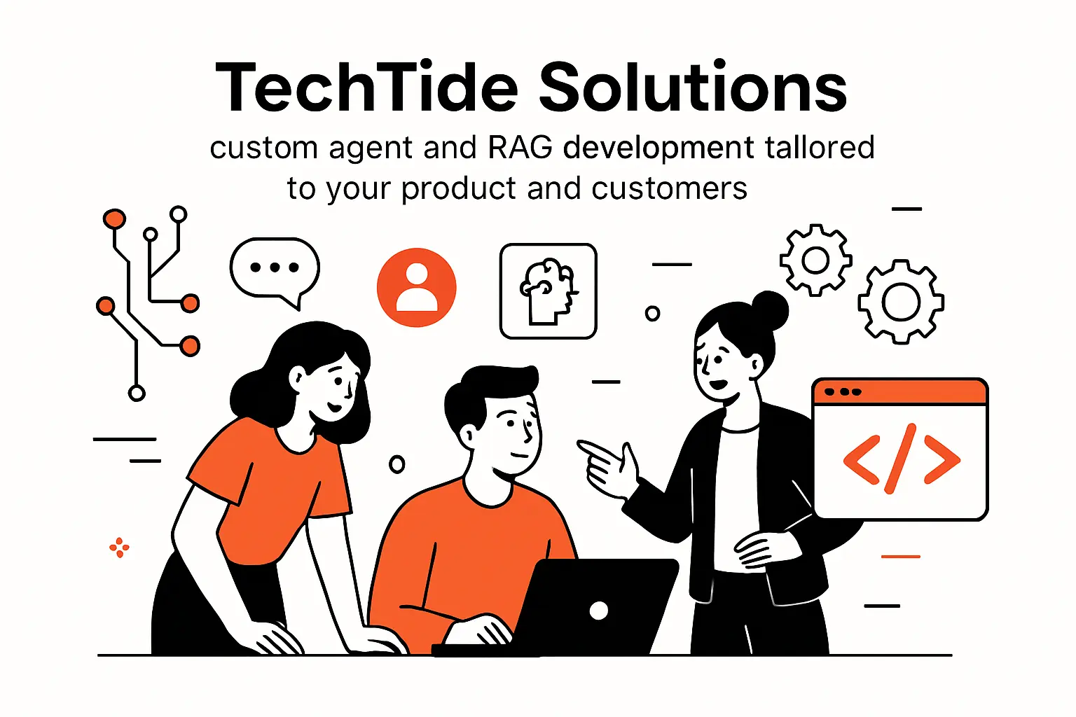 TechTide Solutions: custom agent and RAG development tailored to your product and customers