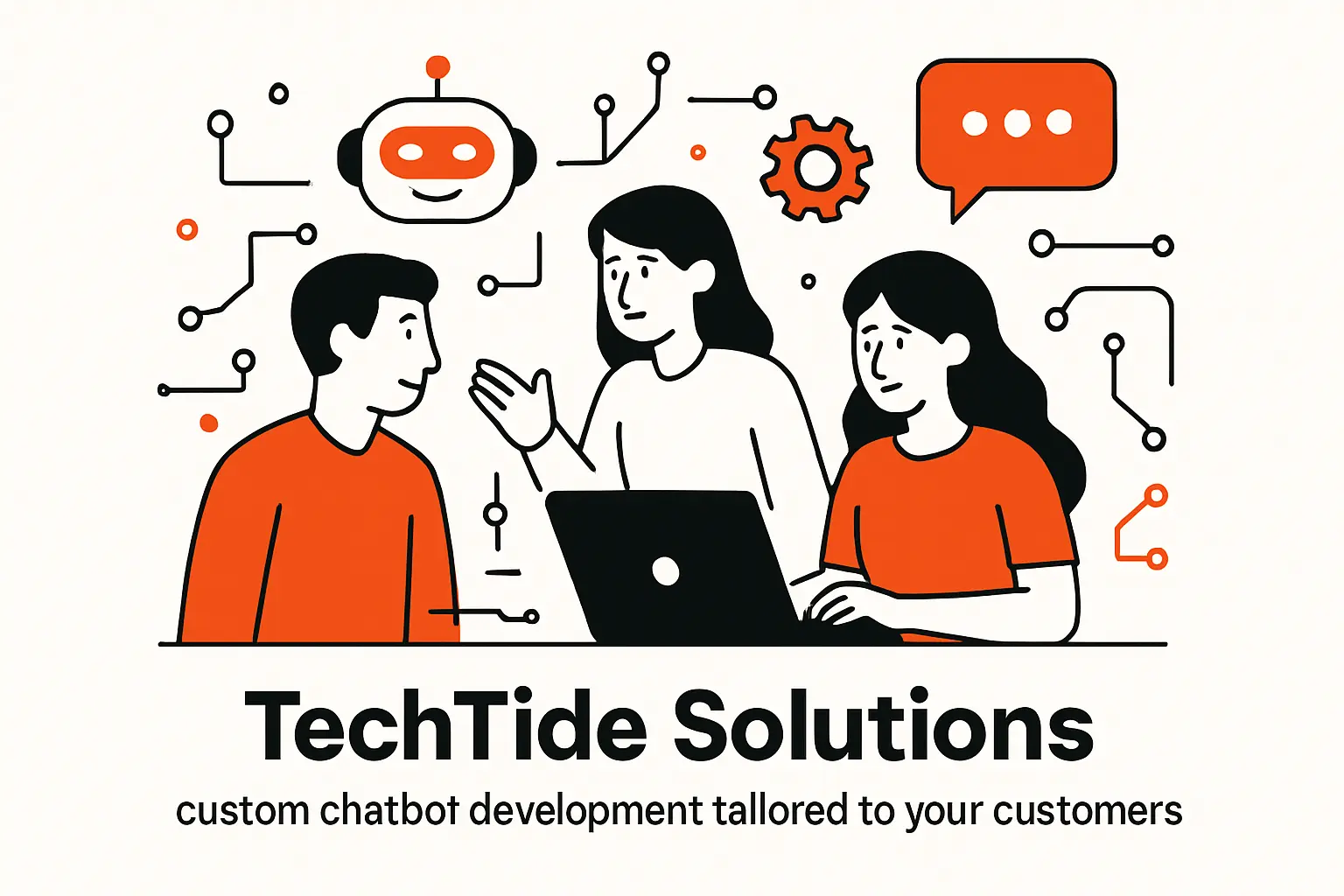 TechTide Solutions: custom chatbot development tailored to your customers