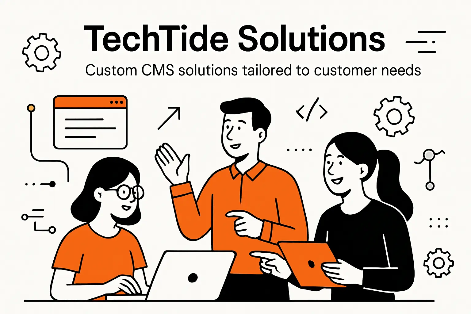 TechTide Solutions: custom CMS solutions tailored to customer needs