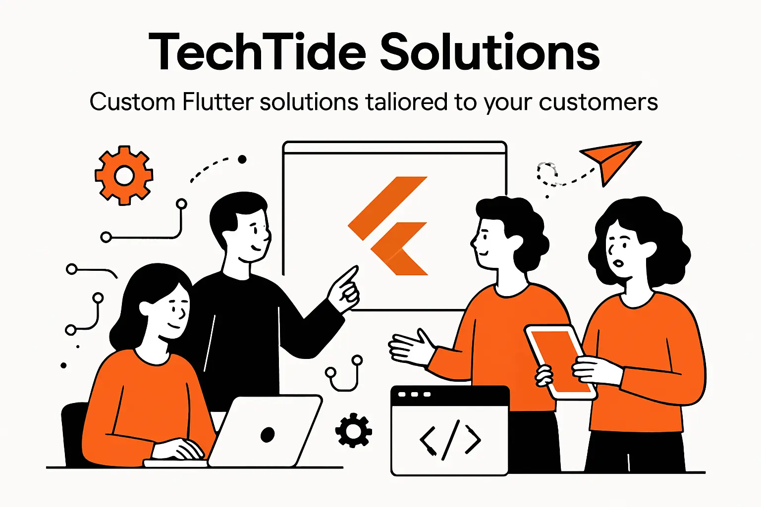 TechTide Solutions: custom Flutter solutions tailored to your customers