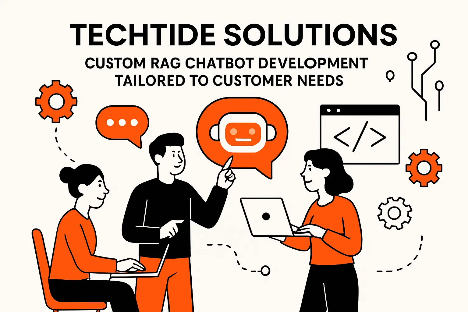 TechTide Solutions: custom RAG chatbot development tailored to customer needs
